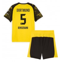 Borussia Dortmund Ramy Bensebaini #5 Domáci Detský futbalový dres 2025-26 Krátky Rukáv (+ trenírky)